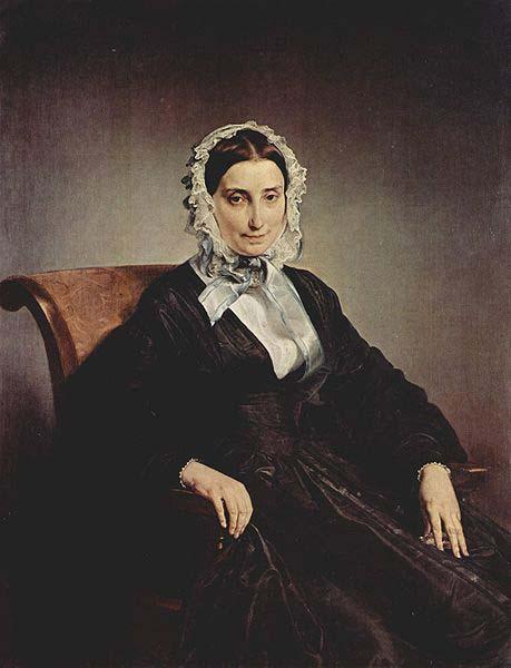 Francesco Hayez Portrait of Felicina Caglio Perego di Cremnago